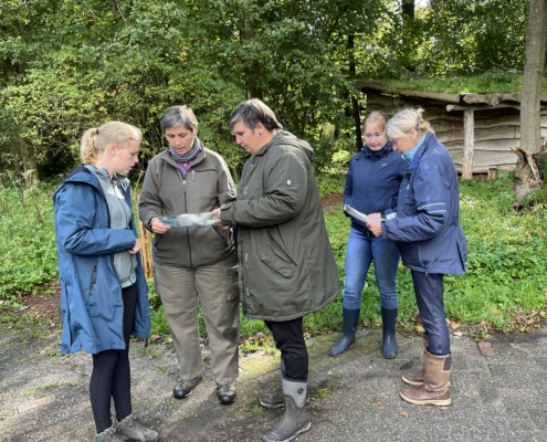Foto's klusdag Adopteer je Routedag Drents-Friese Wold Stichting Paardenroutes Staatsbosbeheer Drenthe 14 oktober 2023